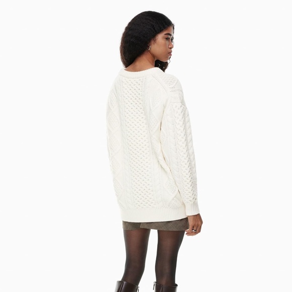 Aritzia Wilfred⎜ROSEMARY SWEATER⎜LIGHT BIRCH - Picture 5 of 15